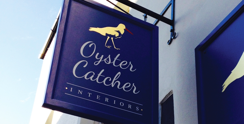 Exterior Shop Signage for The Oyster Catcher