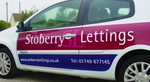 Vinyl signage